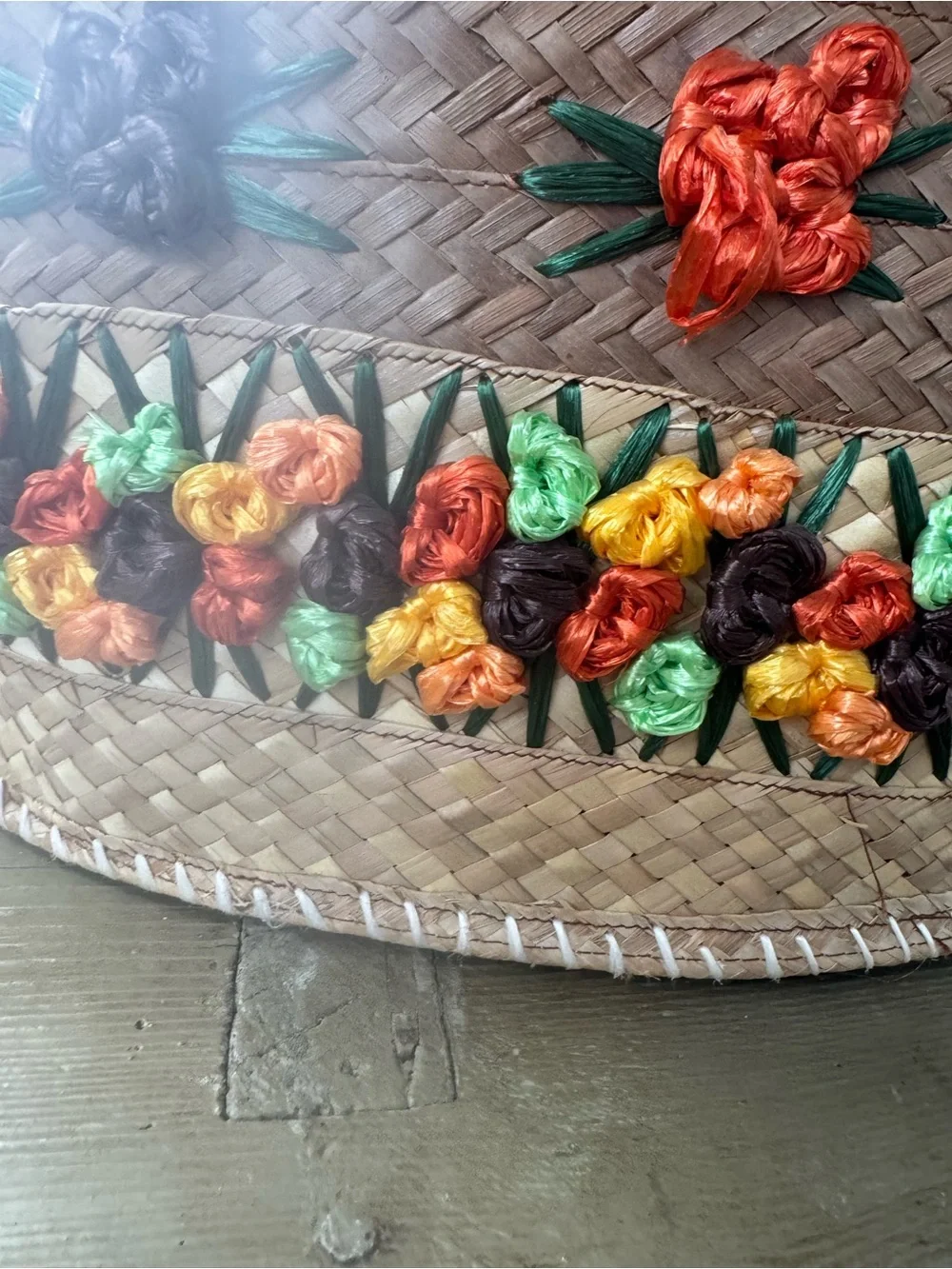 N/A handwoven straw